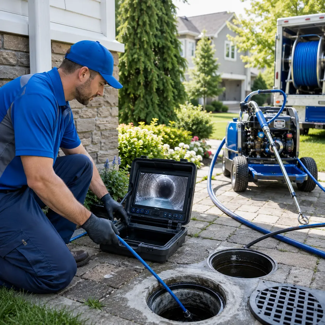 Outdoor drain cleaning professionals serving Tumbling Shoals, AR